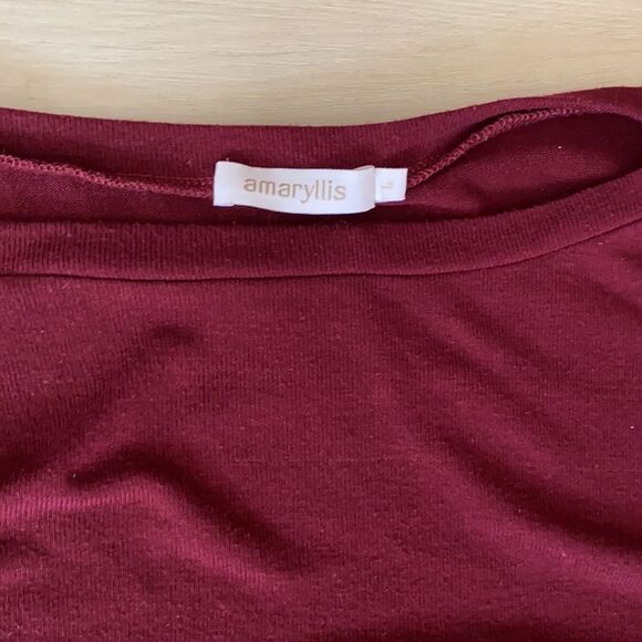 SALE Burgundy and Teal Blouse - Picture 6 of 10